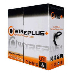 Cable Utp Wireplus+ Cat6 Outdoor 100m