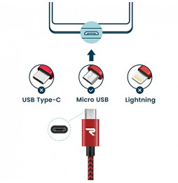 cable cargador micro USB Troen