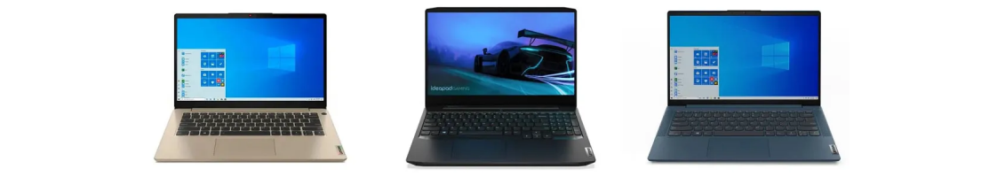 Laptops Lenovo Dell Hp
